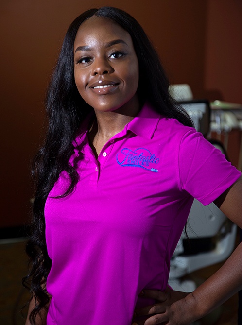 Dental hygienist Deeniaya